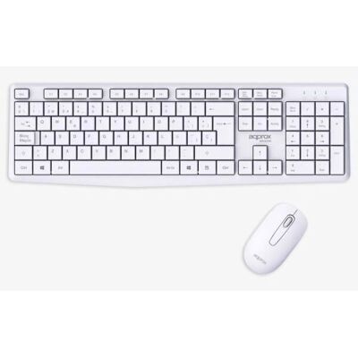 Approx - X420W - 1000DPI - Blanco - Teclado y Ratón Approx - X420W - 1000DPI - Blanco - Teclado y Ratón