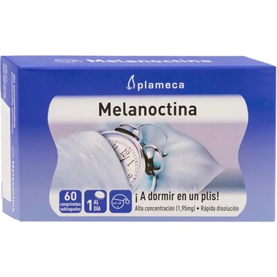 Plameca Melanoctina - Ayuda para dormir Sublingual 60 Comprimidos Plameca Melanoctina - Ayuda para dormir Sublingual 60 Comprimidos