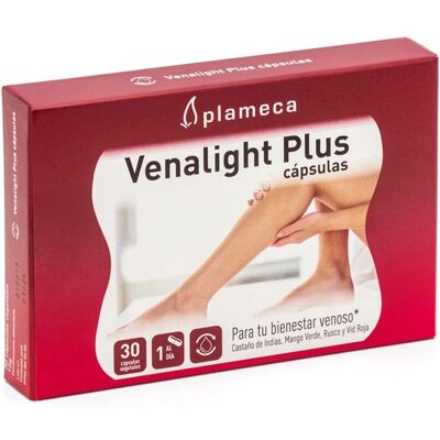Plameca Venalight Plus - Suplemento para Venas - 30 cápsulas Plameca Venalight Plus - Suplemento para Venas - 30 cápsulas