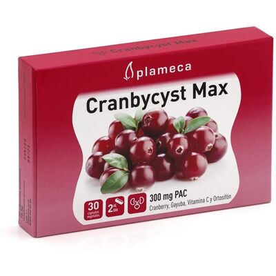 Plameca Cranbycyst Max 30 Cápsulas vegetales - Salud del tracto urinario Plameca Cranbycyst Max 30 Cápsulas vegetales - Salud del tracto urinario