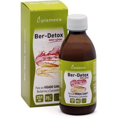 Ber-Detox Fresa 250ml Plameca - Apoyo hepático Ber-Detox Fresa 250ml Plameca - Apoyo hepático