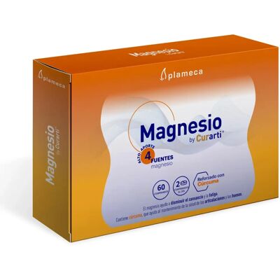 PLAMECA Magnesio By Curarti 60 Comprimidos - Suplemento dietético PLAMECA Magnesio By Curarti 60 Comprimidos - Suplemento dietético