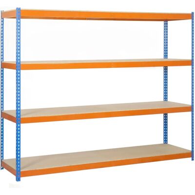 Estantería Ecoforte Simonrack - 1204-4 - Azul - Acero resistente Estantería Ecoforte Simonrack - 1204-4 - Azul - Acero resistente