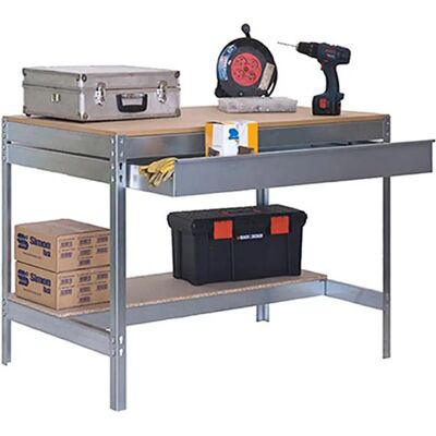 Banc de Travail Simonrack BT0 BOX 900 - Structure en Acier, 685kg Max, Surface MDF Banc de Travail Simonrack BT0 BOX 900 - Structure en Acier, 685kg Max, Surface MDF