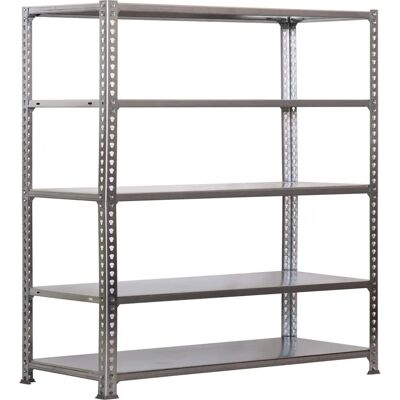 Simonrack Étagère Métallique Galvanisée - 5 Niveaux - 2000x1100x500mm - Publicité Simonrack Étagère Métallique Galvanisée - 5 Niveaux - 2000x1100x500mm - Publicité
