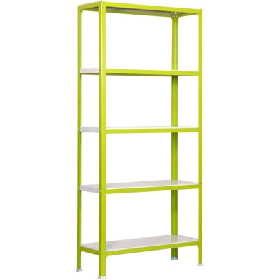 Simonrack - Étagère en Acier - 5 Niveaux - Vert/Blanc - Homeclick - 1800x800x400 mm - Publicité Simonrack - Étagère en Acier - 5 Niveaux - Vert/Blanc - Homeclick - 1800x800x400 mm - Publicité