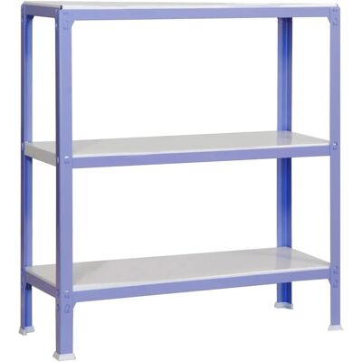 Simonrack - Estantería Metálica Violeta - 3 Balda Ajustables - Estantería Simonrack - Estantería Metálica Violeta - 3 Balda Ajustables - Estantería