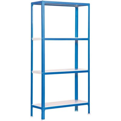 Estantería metálica Simonrack - Azul y Blanco 100x30x160cm Estantería metálica Simonrack - Azul y Blanco 100x30x160cm