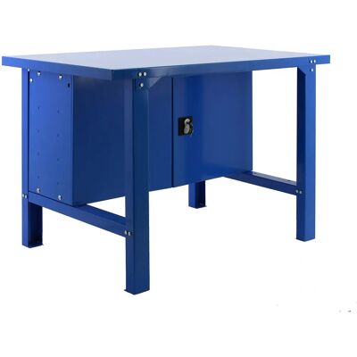Établi BT6 Simonrack avec armoire - Bleu - 830x1500x730 mm - Publicité Établi BT6 Simonrack avec armoire - Bleu - 830x1500x730 mm - Publicité
