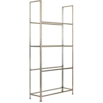 Étagère en métal SimonRack - 4 niveaux galvanisé - 200x100x30cm - Publicité Étagère en métal SimonRack - 4 niveaux galvanisé - 200x100x30cm - Publicité