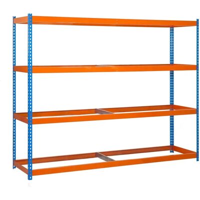Estantería Ecoforte Simon Rack - 1800x600mm - Azul/Naranja Estantería Ecoforte Simon Rack - 1800x600mm - Azul/Naranja