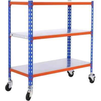Simon - Mobile Superplus Stahlregal - Verstellbar, Einfacher Aufbau Simon - Mobile Superplus Stahlregal - Verstellbar, Einfacher Aufbau