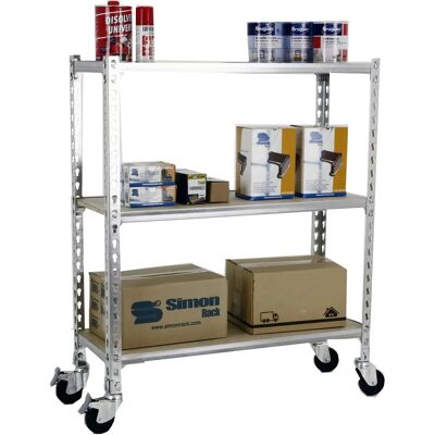 Simonrack Mobile Regalsystem - 3/300 900 Galva Simonrack Mobile Regalsystem - 3/300 900 Galva