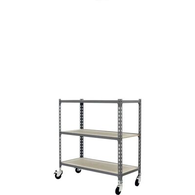 Maderclick Modell 3/500 900 Graue Metallregal - Regal Maderclick Modell 3/500 900 Graue Metallregal - Regal