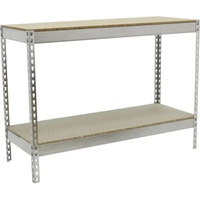 Simonrack 1504-2 Stahlsystem - 900x1500x450mm - Galvanisch/Wood - Schwerlastregal Simonrack 1504-2 Stahlsystem - 900x1500x450mm - Galvanisch/Wood - Schwerlastregal