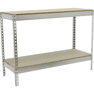 Estanteria Simonforte 1506-2 - Galva/Madera - 900x1500x600 - Carga Pesada Estanteria Simonforte 1506-2 - Galva/Madera - 900x1500x600 - Carga Pesada