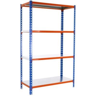 SimonRack Simonclick Plus 4/300 1500 Blu/arancione/galva - Scaffale SimonRack Simonclick Plus 4/300 1500 Blu/arancione/galva - Scaffale