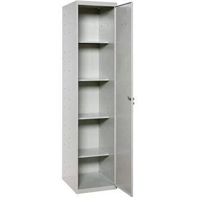Armoire de nettoyage grise 90533D1441 Simon Rack - Publicité Armoire de nettoyage grise 90533D1441 Simon Rack - Publicité