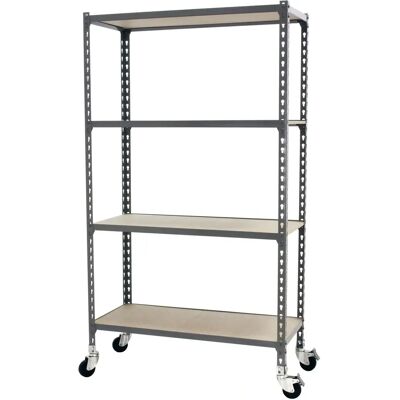 SimonRack metalen rek 1575x1000x300 mm - 4 houten planken SimonRack metalen rek 1575x1000x300 mm - 4 houten planken
