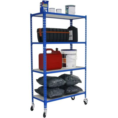 Maderclick Superplus 4/300 1500 scaffale metallico blu Maderclick Superplus 4/300 1500 scaffale metallico blu