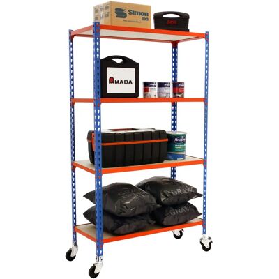 Maderclick Superplus 4/500 1500 Az/Na/M - Scaffale in Metallo Maderclick Superplus 4/500 1500 Az/Na/M - Scaffale in Metallo