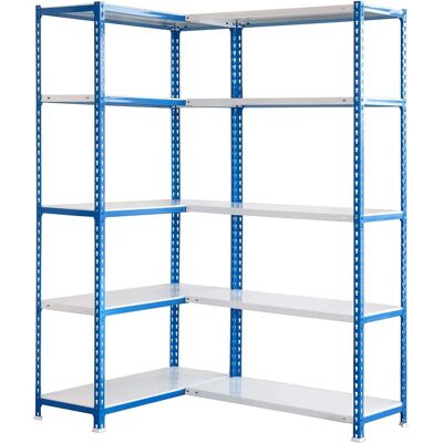 Simonrack Simoncorner 2000x1300x300 Étagère Métallique en L - Étagère - Publicité Simonrack Simoncorner 2000x1300x300 Étagère Métallique en L - Étagère - Publicité
