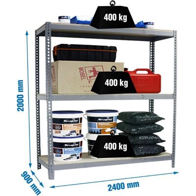 Simon Rack Modell 2409-3 - Metallregal Simon Rack Modell 2409-3 - Metallregal