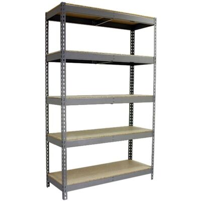 Simon Rack Metallregal - 1804-5 Grau/Madera - Schwerlastregal Simon Rack Metallregal - 1804-5 Grau/Madera - Schwerlastregal