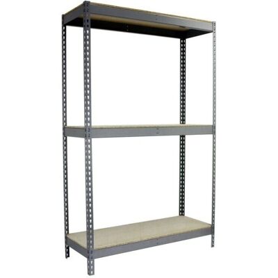 Estantería Simonforte 1206-3 Gris/Madera - Carga Pesada Estantería Simonforte 1206-3 Gris/Madera - Carga Pesada