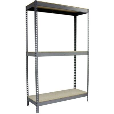 Simonforte 1507-3 Gris/Madera Estanterías de carga media - Estantería Simonforte 1507-3 Gris/Madera Estanterías de carga media - Estantería