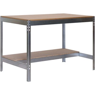 Banco da lavoro Simonrack BT0 900 GALVA/MADERA - Metallo & Legno, 2 Mensole Banco da lavoro Simonrack BT0 900 GALVA/MADERA - Metallo & Legno, 2 Mensole