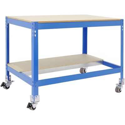 Simon Rack BT0 1200 - Tavolo da lavoro metallico con mensole Simon Rack BT0 1200 - Tavolo da lavoro metallico con mensole