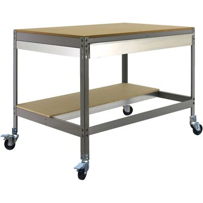Scrivania da lavoro mobile Simon Rack - BT0 BOX 900 - Metallo/Legno - Spagna Scrivania da lavoro mobile Simon Rack - BT0 BOX 900 - Metallo/Legno - Spagna