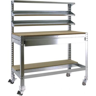 Banco da lavoro mobile Simonwork BT1 - Metallo/legno - 280kg Banco da lavoro mobile Simonwork BT1 - Metallo/legno - 280kg