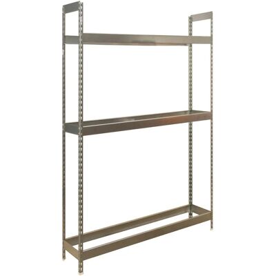 Estantería metálica para ruedas Simonrack - 3 estantes, Galvanizado - 120x45x200cm Estantería metálica para ruedas Simonrack - 3 estantes, Galvanizado - 120x45x200cm