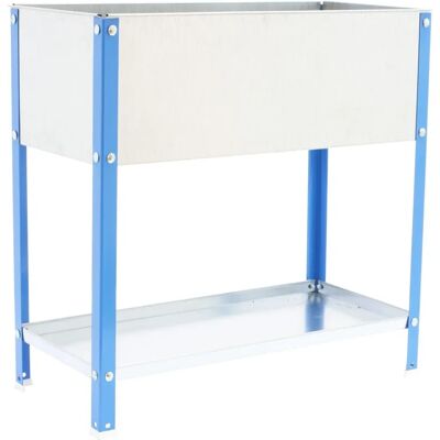Cama de Huerto Urbana SimonRack - 850x900x600 - Azul/Galv - 140L Cama de Huerto Urbana SimonRack - 850x900x600 - Azul/Galv - 140L