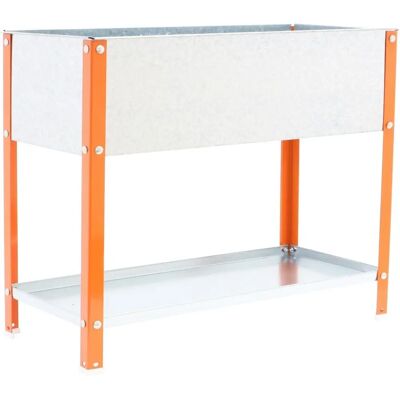 Cama de jardín urbana SimonRack - 850x900x600mm - Naranja/Galva - 140L Cama de jardín urbana SimonRack - 850x900x600mm - Naranja/Galva - 140L