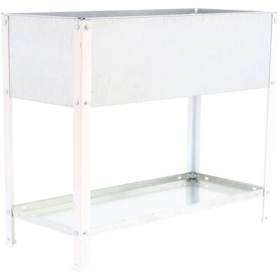 Huerto Urbano SimonRack - 150L, Blanco/Galvanizado, 850x1200x400mm - Huerto Urbano Huerto Urbano SimonRack - 150L, Blanco/Galvanizado, 850x1200x400mm - Huerto Urbano