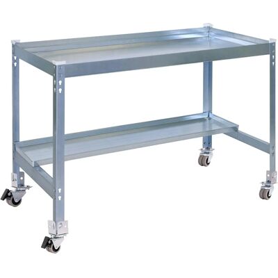 Kit de bureau de jardin simongarden mobile galvanisé - Plateau de jardin - Publicité Kit de bureau de jardin simongarden mobile galvanisé - Plateau de jardin - Publicité