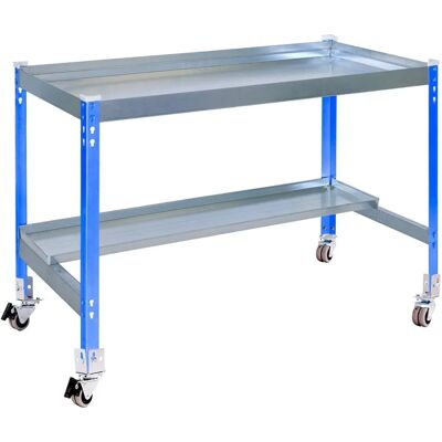 Mesa de cultivo Simongarden 1500x600 Azul/galva - Muebles de jardín Mesa de cultivo Simongarden 1500x600 Azul/galva - Muebles de jardín