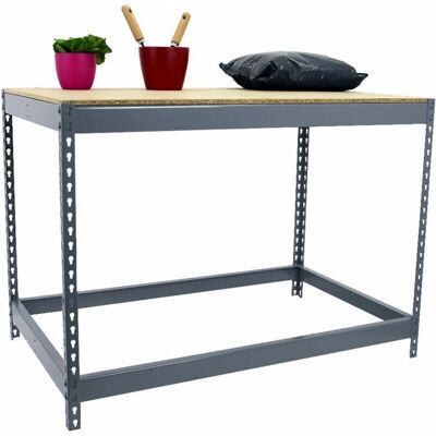 Simonrack - simonwork basic 1 902175-1 - Gris/Madera - Mesa de trabajo Simonrack - simonwork basic 1 902175-1 - Gris/Madera - Mesa de trabajo