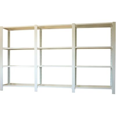 Estantería de Acero Blanco Simonrack - 4 Estantes - 270x30x150cm Estantería de Acero Blanco Simonrack - 4 Estantes - 270x30x150cm