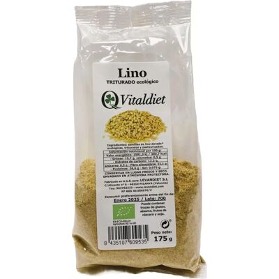 Semillas de lino dorado orgánicas Mandole - 175 g Suplemento alimenticio Semillas de lino dorado orgánicas Mandole - 175 g Suplemento alimenticio