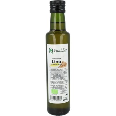 Óleo de linhaça orgânico Vitaldiet 250 ml - Óleo Óleo de linhaça orgânico Vitaldiet 250 ml - Óleo