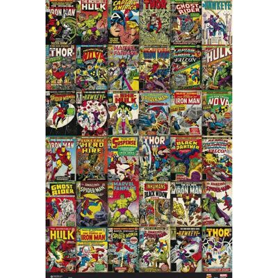 Grupo Erik Marvel Comics Classic Covers Poster 61x91,5cm Grupo Erik Marvel Comics Classic Covers Poster 61x91,5cm