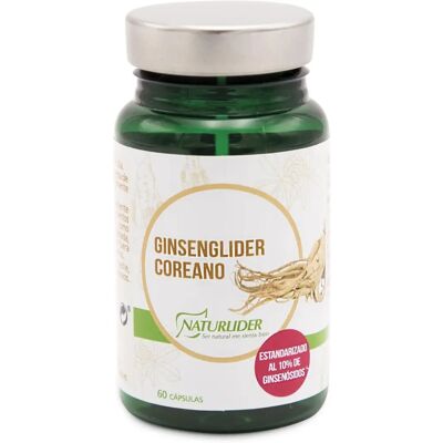 Naturlider Ginseng Coreano 60 Cápsulas - Complemento Alimenticio Naturlider Ginseng Coreano 60 Cápsulas - Complemento Alimenticio
