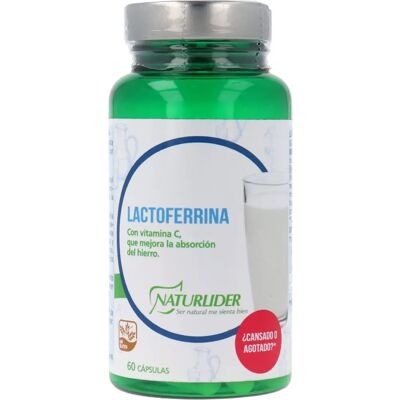 Lactoferrina NATURLIDER - 60 cápsulas de 528mg - Complemento Alimentar Lactoferrina NATURLIDER - 60 cápsulas de 528mg - Complemento Alimentar