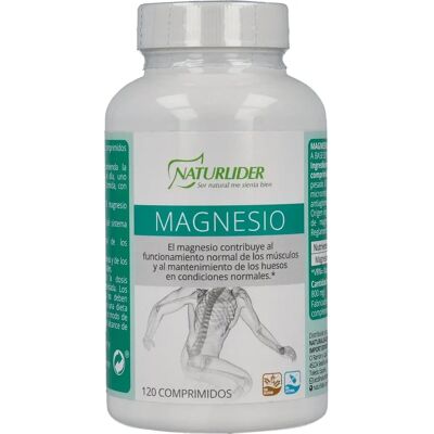 Carbonato de Magnesio Naturlider - 120 Comprimidos - Suplemento Carbonato de Magnesio Naturlider - 120 Comprimidos - Suplemento