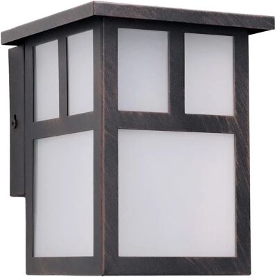 Netlighting Osaka Farol de Pared Exterior Marrón Oxidado Netlighting Osaka Farol de Pared Exterior Marrón Oxidado