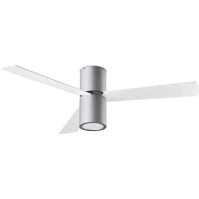 Ventilatore a soffitto grigio Formentera di Leds-C4 - 132cm, Grigio chiaro, Telecomando Ventilatore a soffitto grigio Formentera di Leds-C4 - 132cm, Grigio chiaro, Telecomando